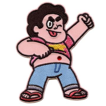 Steven Universe Steven Winking Patch Crystal Gems Cartoon Embroidered Iron On