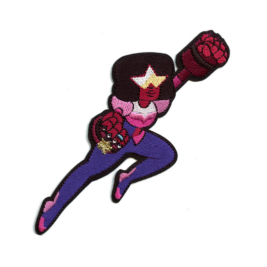 Steven Universe Garnet Flying Fist Patch Cartoon Network Animation Embroidered Iron On