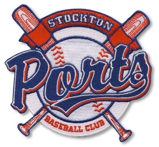 Stockton Ports Minor League Primary Team Logo Patch 