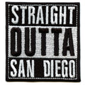 Straight Outta San Diego Embroidered Iron On Patch