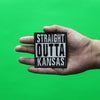 Straight Outta Kansas Patch Embroidered Iron On 