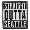 Straight Outta Seattle Patch Embroidered Iron On 