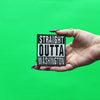 Straight Outta Washington Patch Embroidered Iron On 
