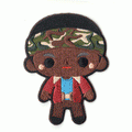 Stranger Things Lucas Body Shot Logo Iron On Patch