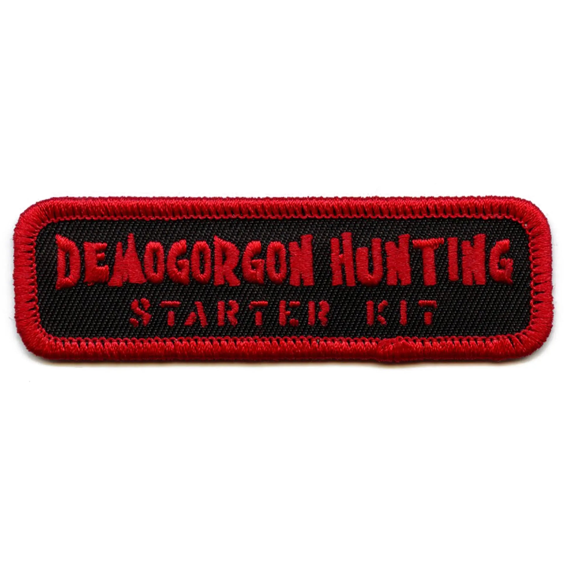 Stranger Things Demogorgon Hunting Patch Starter Kit Group Embroidered Iron On