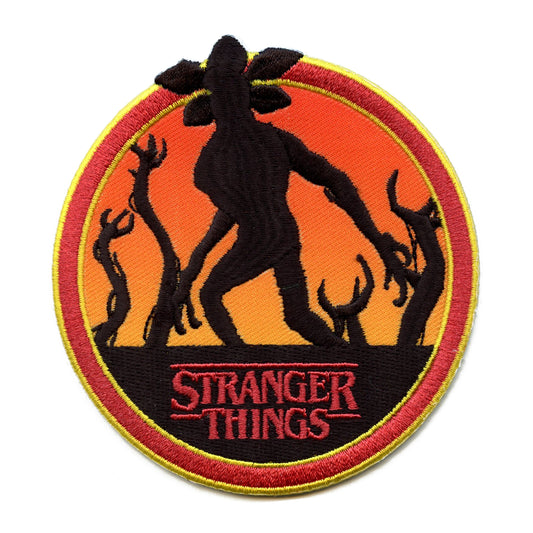 Official Stranger Things Patch Demogorgon Logo Embroidered Iron On 