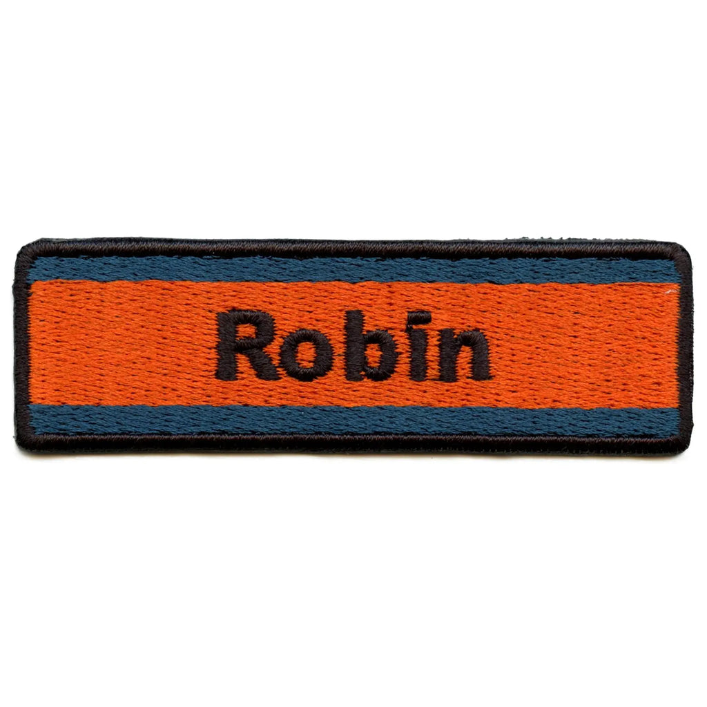 Video Store Robin Nametag Patch Costume Logo Embroidered Iron On