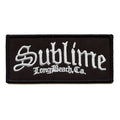 Sublime Long Beach Logo Patch California Black Box Embroidered Iron On