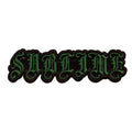 Sublime Patch Green Old English Logo Embroidered Iron On
