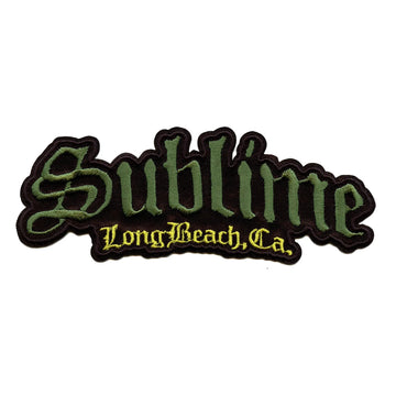 Sublime Long Beach Patch Location Logo Embroidered Iron On 