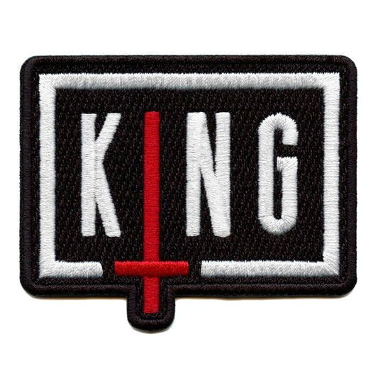Red Cross King Patch EDM Artist Logo Embroidered Iron On 