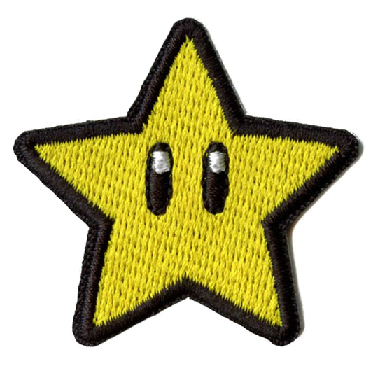 Super Mario Number One Patch Nintendo Smash Bros Embroidered Iron On