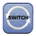Switch Arrows Tag Emoji Patch Pride Role Preference Embroidered Iron On 