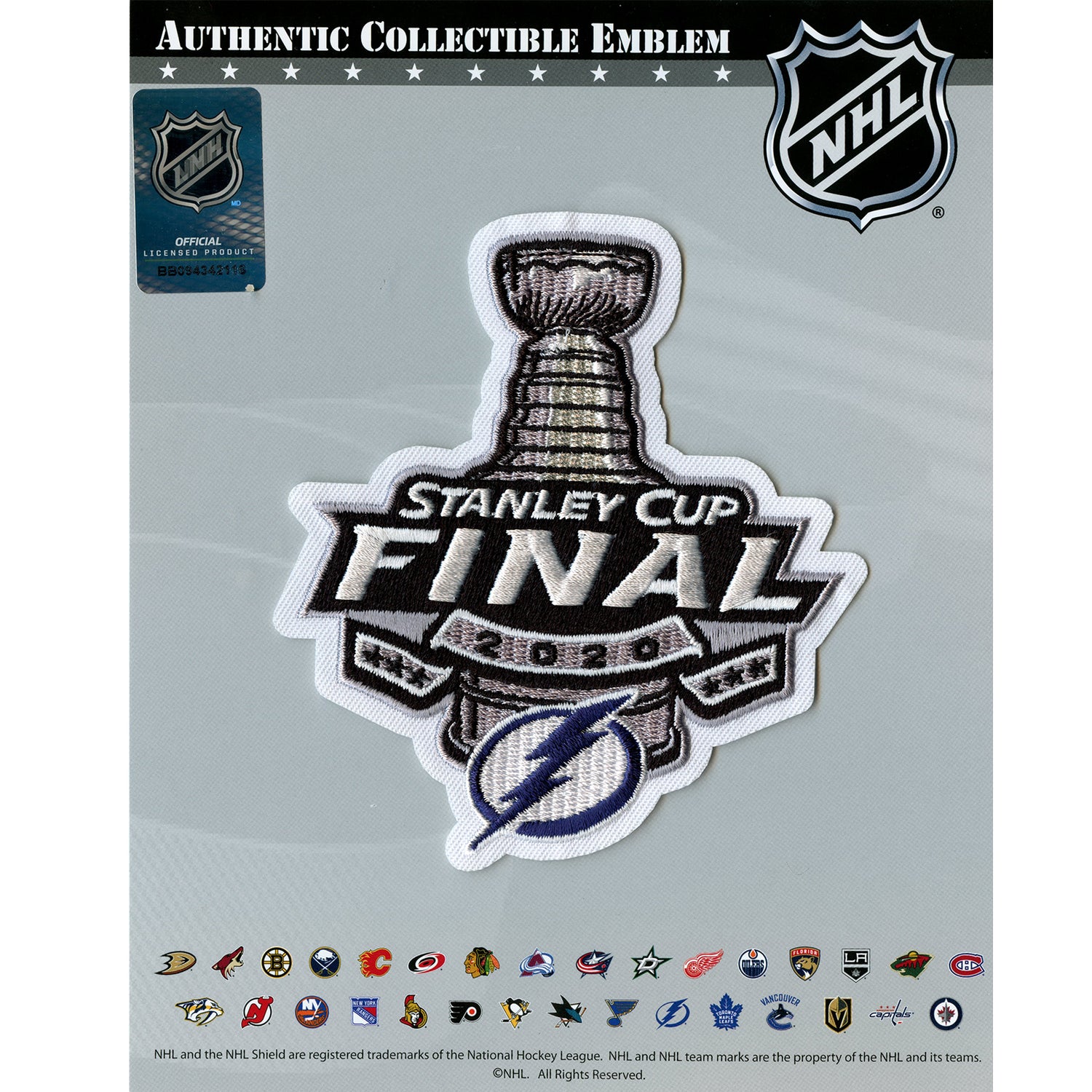 2020 Official NHL Stanley Cup Final Eastern Conference Patch Tampa Bay ...