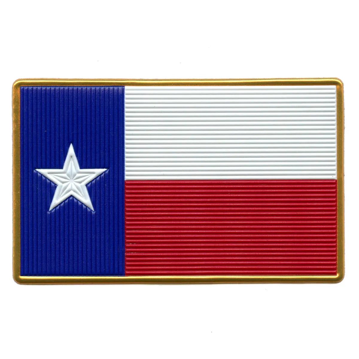 TPU Flexible Plastic Texas State Flag Iron On Patch 