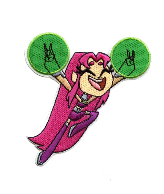 Teen Titans Go! Starfire Patch DC Cartoon Network Embroidered Iron On