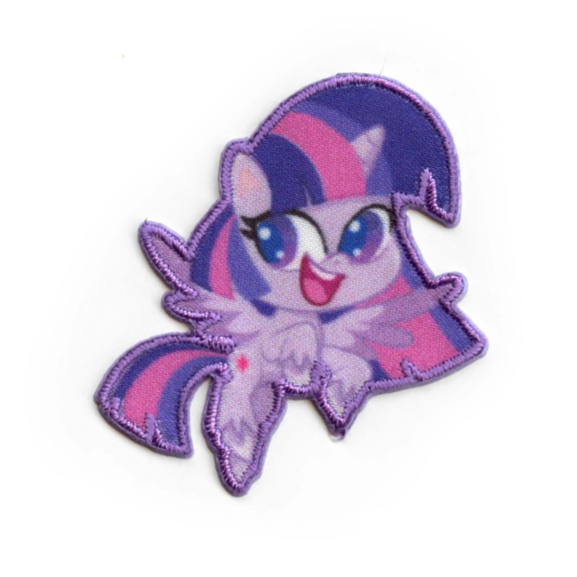 Twilight Sparkle My Little Pony Patch Purple Unicorn Embroidered Iron On
