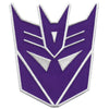 Transformers Purple Helmet Insignia Patch Decepticons Leader Megatron Embroidered Iron On