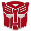 Transformers Red Helmet Insignia Patch Autobots Leader Optimus Prime Embroidered Iron On