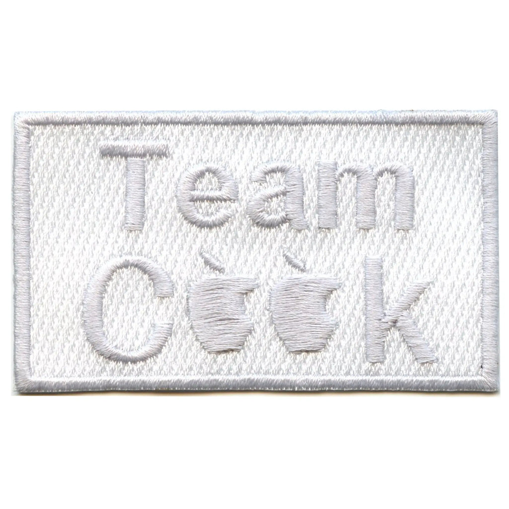 Team Cook Apples Box Logo Embroidered Iron On Patch 