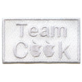Team Cook Apples Box Logo Embroidered Iron On Patch