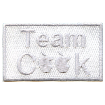 Team Cook Apples Box Logo Embroidered Iron On Patch 