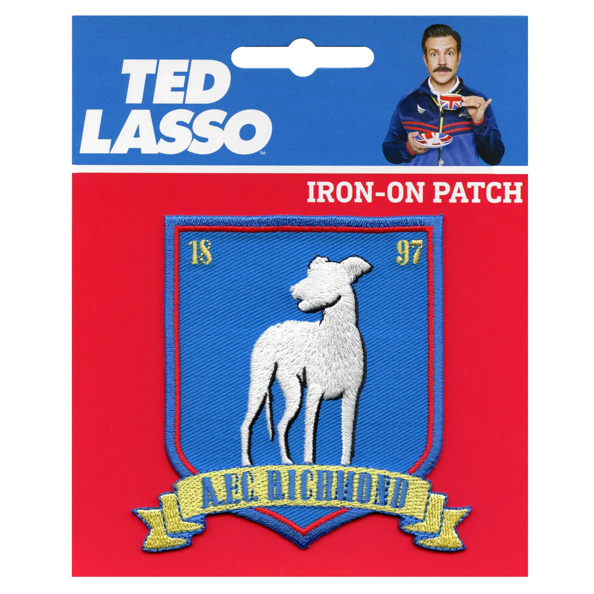 Ted Lasso AFC Richmond Patch Greyhound Soccer Team Embroidered Iron On ...