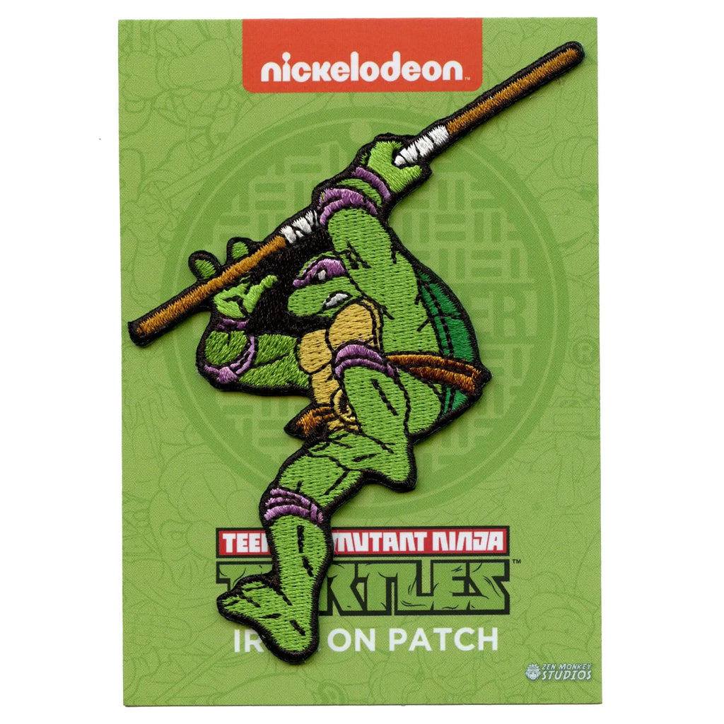 Teenage Mutant Ninja Turtles Donatello Embroidered Iron On Patch