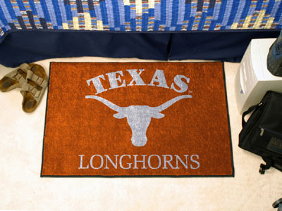 University of Texas Longhorns Starter Mat Rectangular Tufted Rug 19" x 30" 