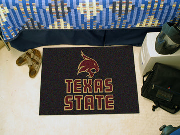 Texas State Bobcats Starter Mat Rectangular Tufted Rug 19" x 30" 