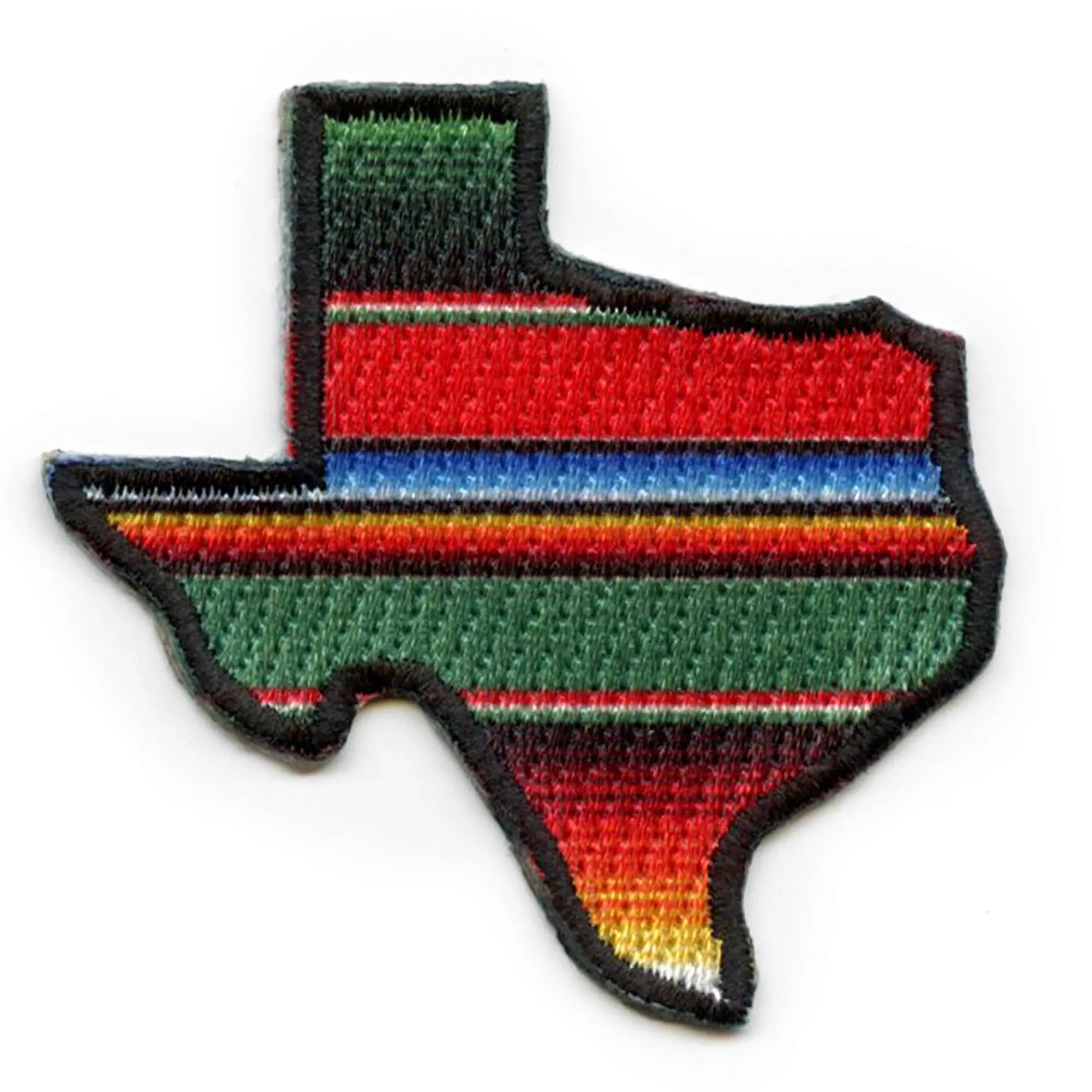 Mini Serape Texas Hat Patch Hispanic Culture State Sublimated Iron On
