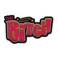 That B! Toy Parody Patch Funny Brand Logo Embroidered Iron On