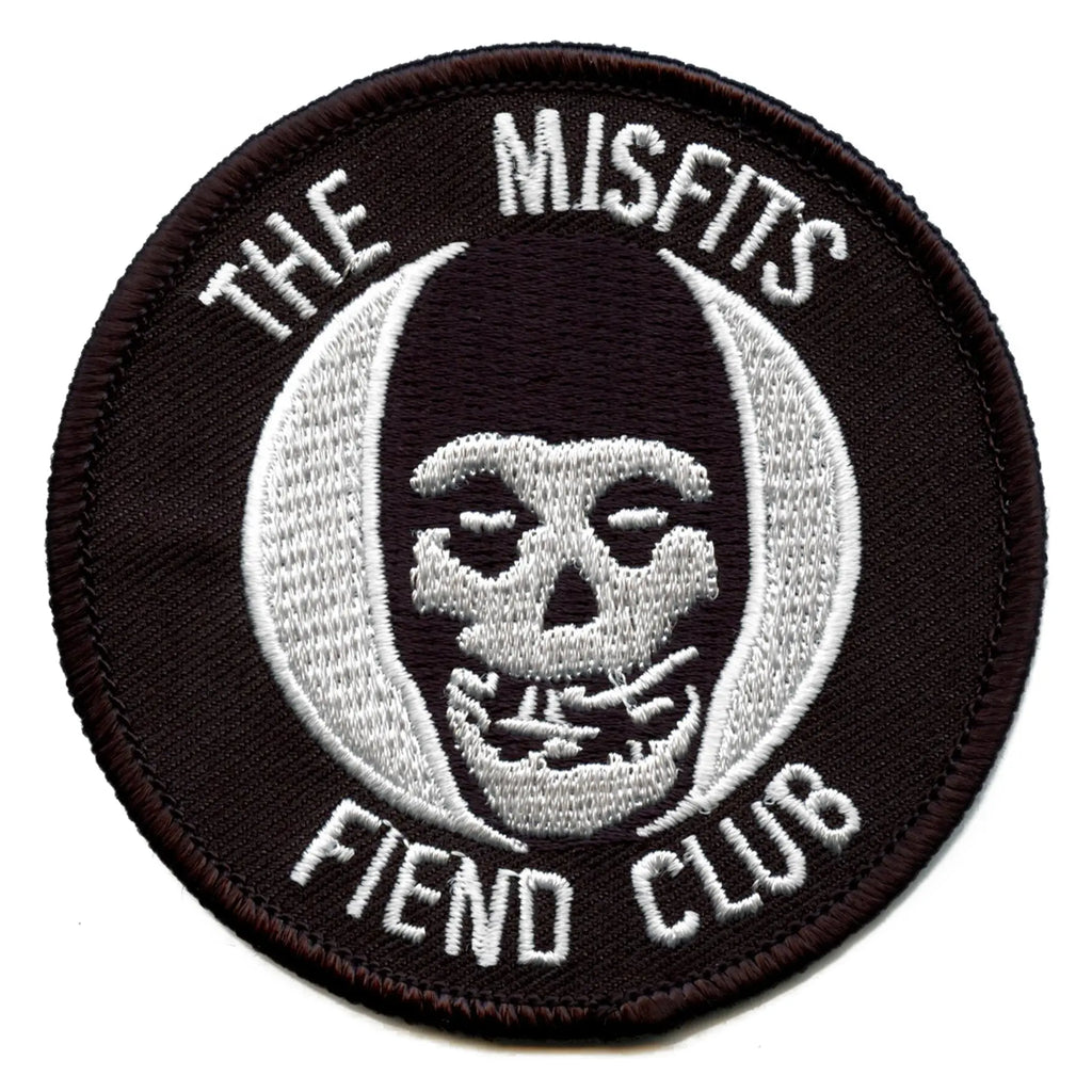 The Misfits Fiend Club Patch Membership Logo Embroidered Iron On
