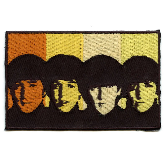The Beatles Member Faces Patch Iconic Rock Band Embroidered Iron On