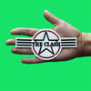 The Clash Army Stripes Patch British Punk Rock Embroidered Iron On