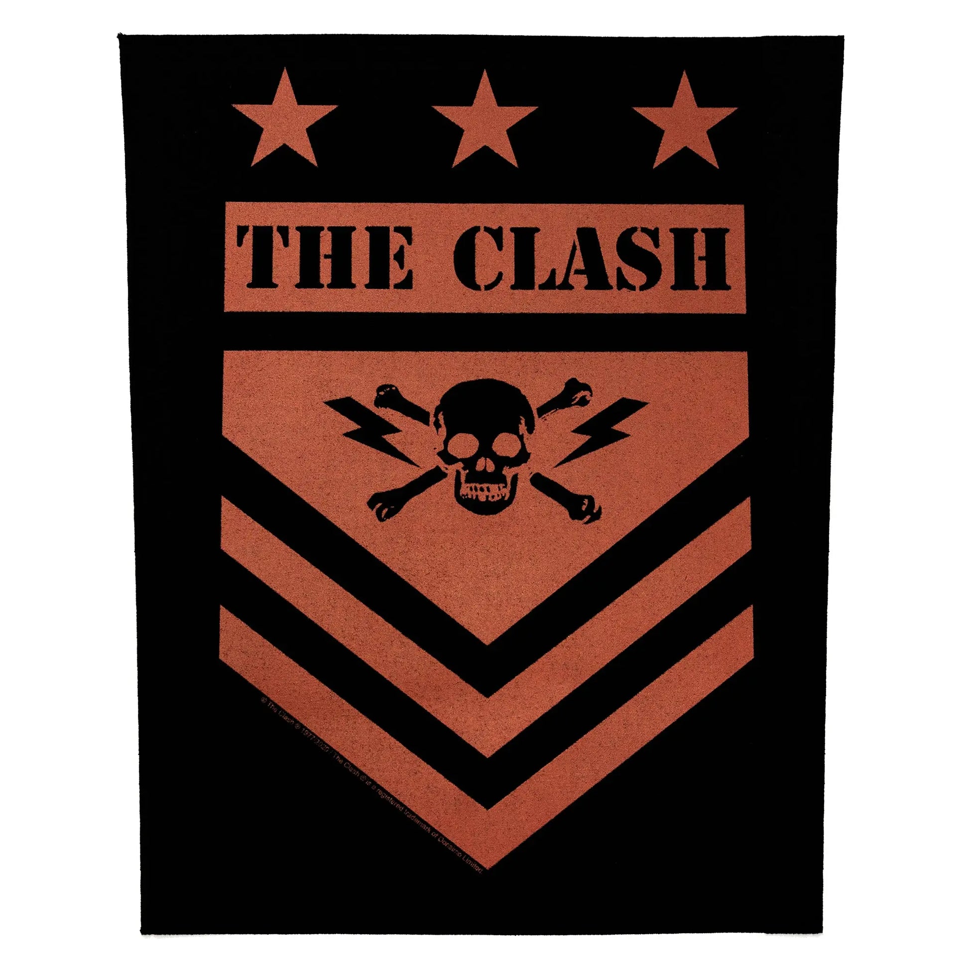 The Clash Military Shield Back Patch England Punk – Patch Collection