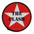 The Clash Logo Patch Military Star Rock Woven Iron On