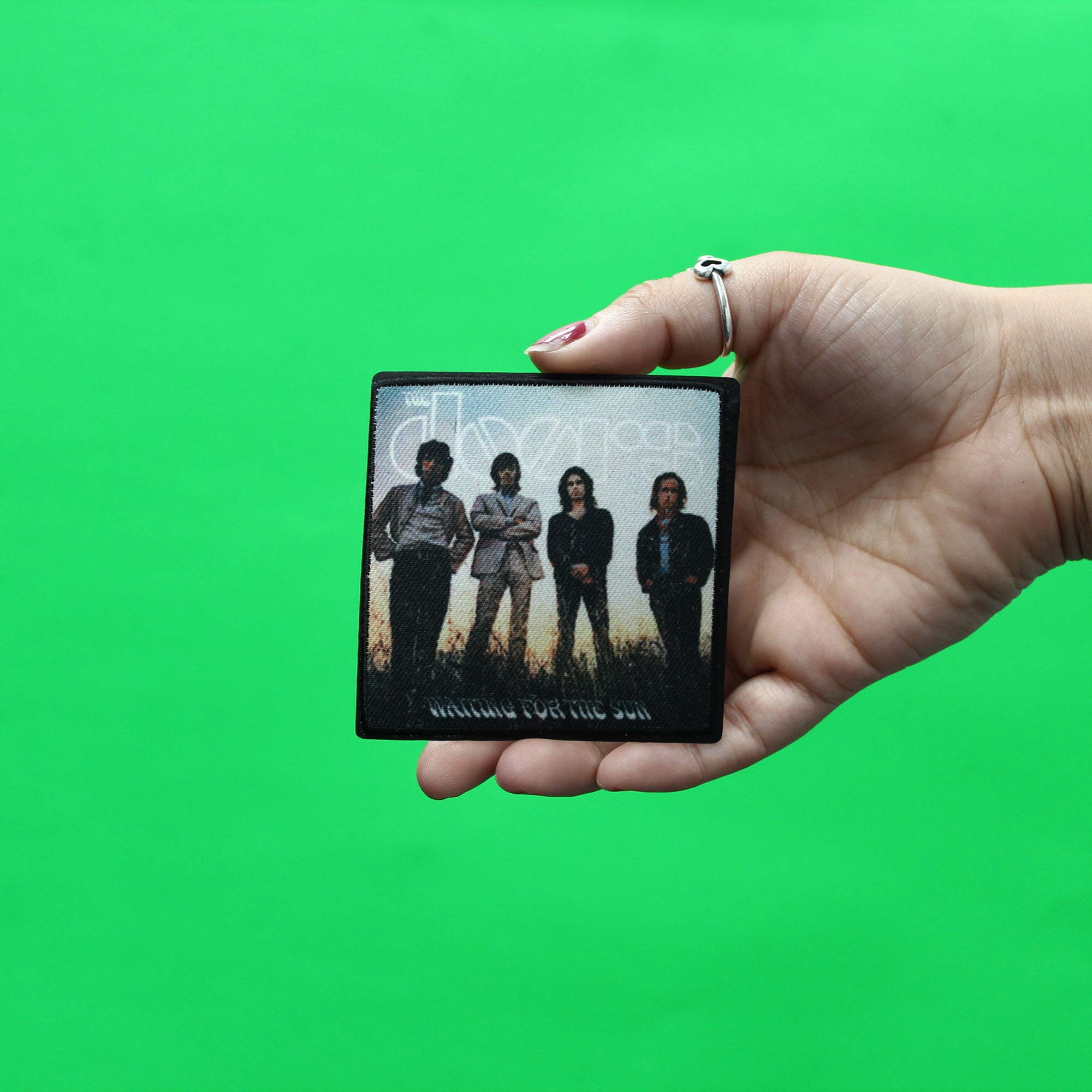 The Doors Patch Waiting For The Sun Album Cover Embroidered Iron On 