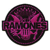 The Ramones Pink Eagle Patch Punk Rock Band Embroidered Iron On