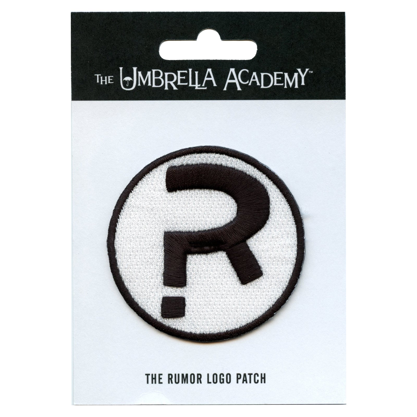 Official Umbrella Academy The Rumor R Logo Embroidered Iron On Patch 