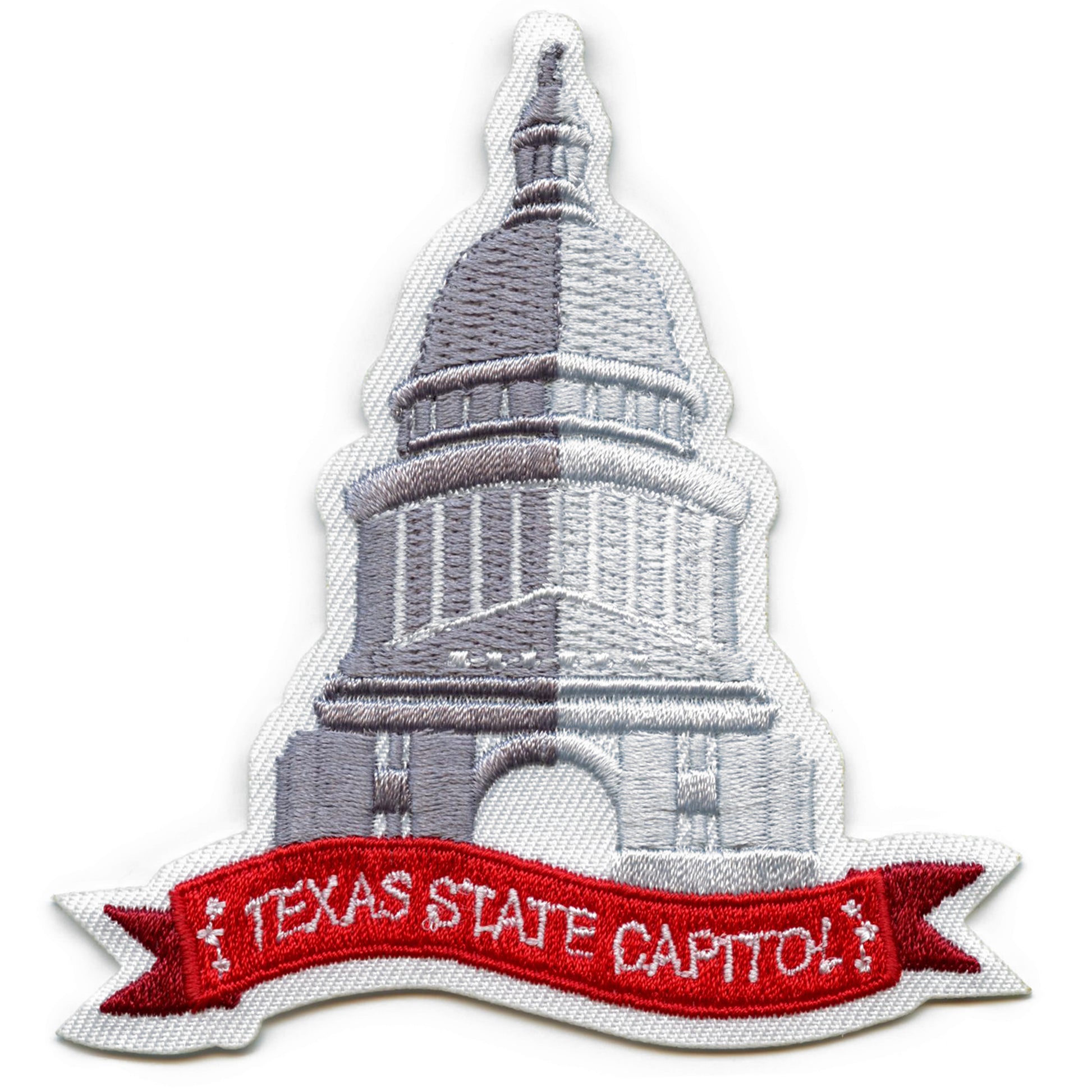 Texas State Capitol In Austin Embroidered Iron On Patch 