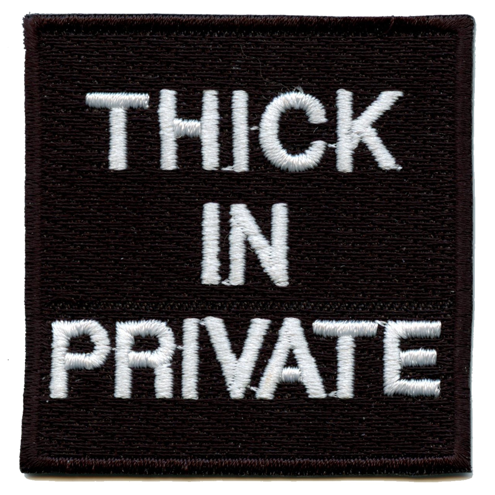 Thick In Private Box Embroidered Iron On Patch 