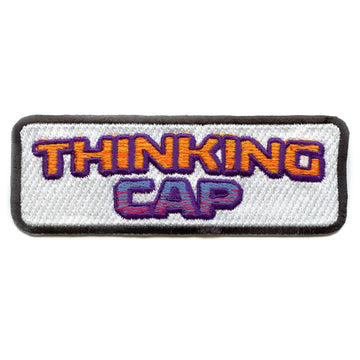 Thinking Cap Patch Strange Travel Television Embroidered Iron On