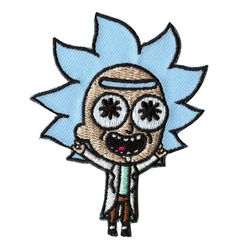 Rick and Morty Tiny Rick Embroidered Iron On Patch 
