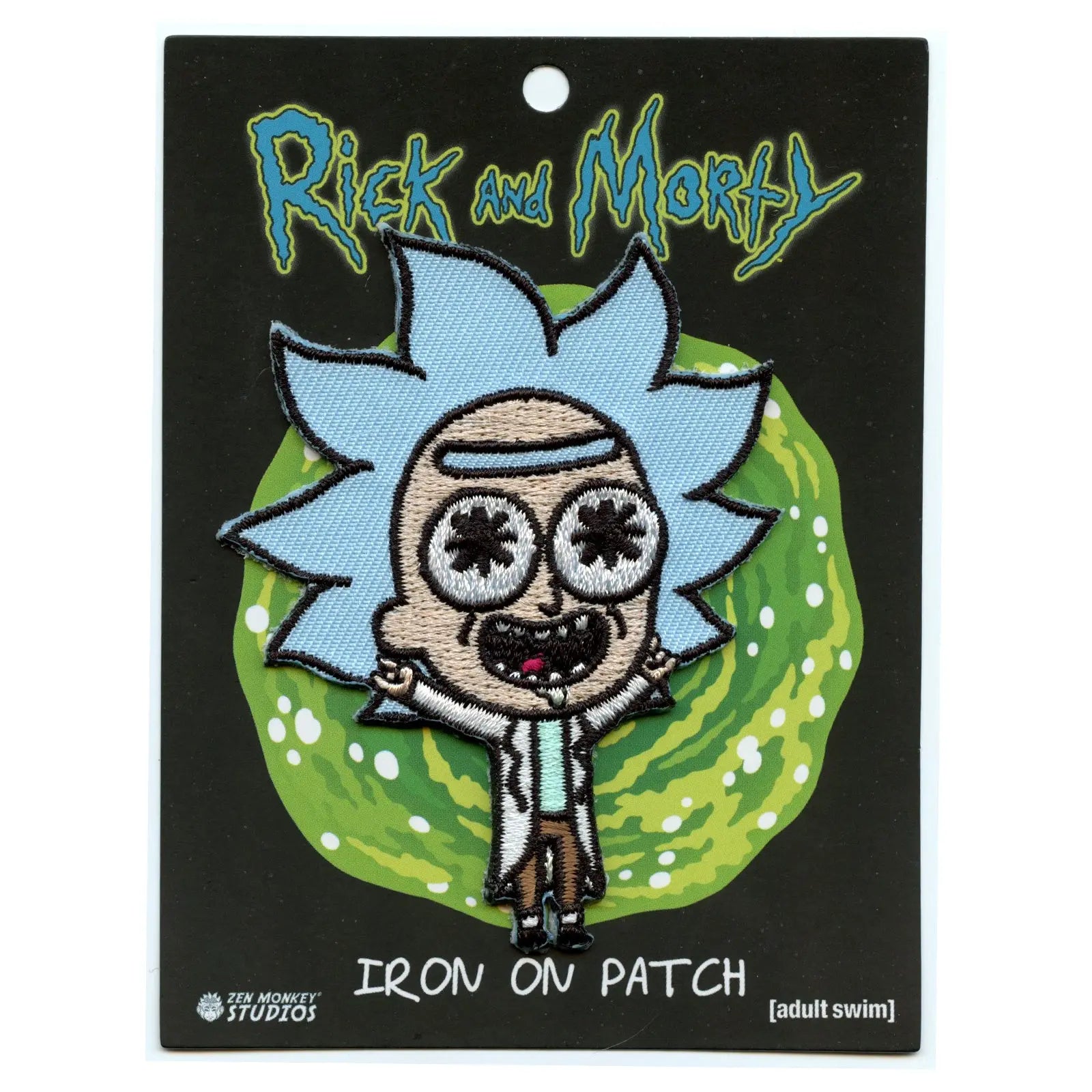Rick and Morty Tiny Rick Embroidered Iron On Patch 