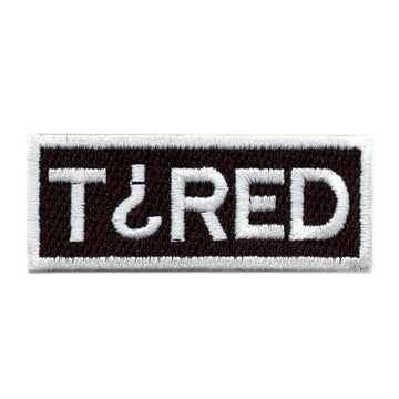 Tired Box Logo Iron On Embroidered Patch 