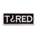 Tired Box Logo Iron On Embroidered Patch