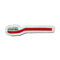 Toothbrush With Toothpaste Embroidered Iron On Patch