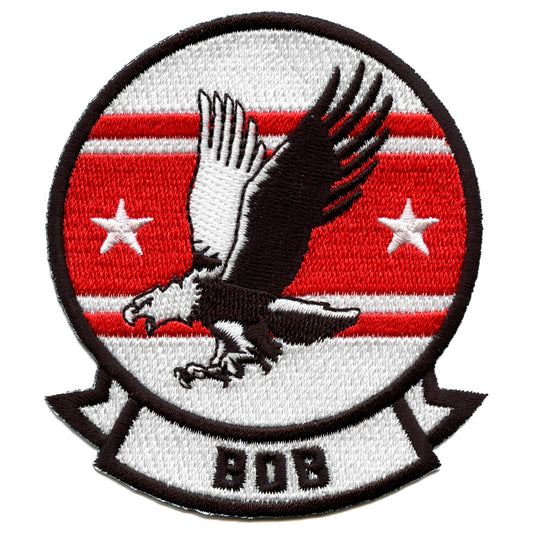 Top Gun Maverick Bob Badge Patch Classic Pilot Eagle Embroidered Iron On