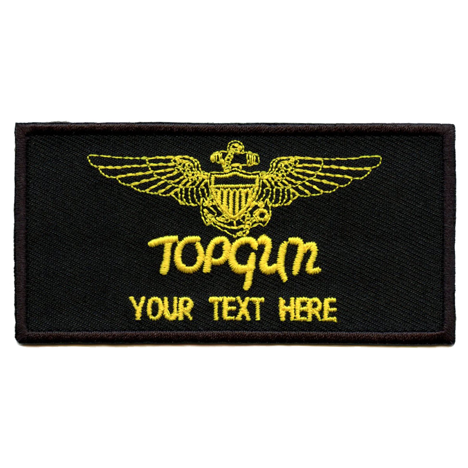 Personalized Airforce Nametag Badge Embroidered Iron On Patch